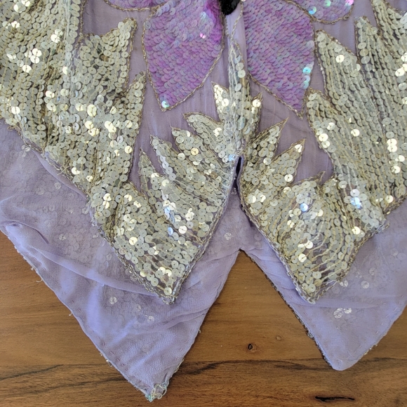 Vintage 100% silk cape - Picture 9 of 17